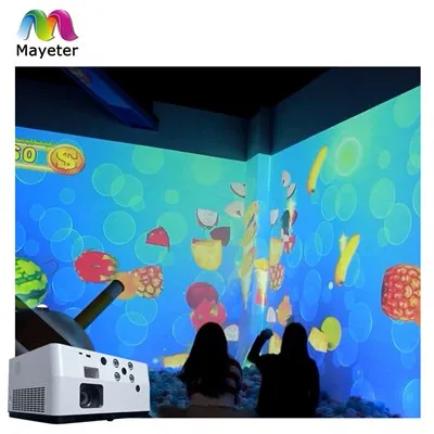 Interaktywne gry ścienne z projekcjami ściennymi do wnętrz