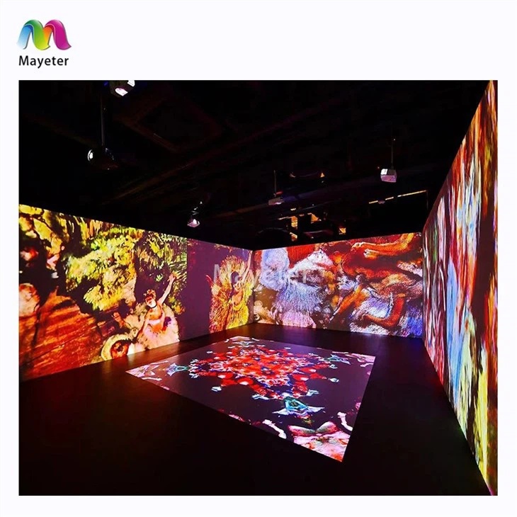 3d Projection Mapping Immersive Room Video 360 Projection Mapping Projector